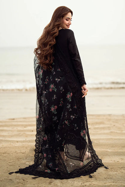NUREH-3PC LAWN CHIKANKARI UNSTITCH