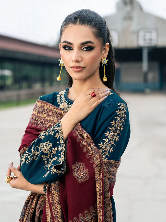 IZEL Embroidered 3Piece DHANAK