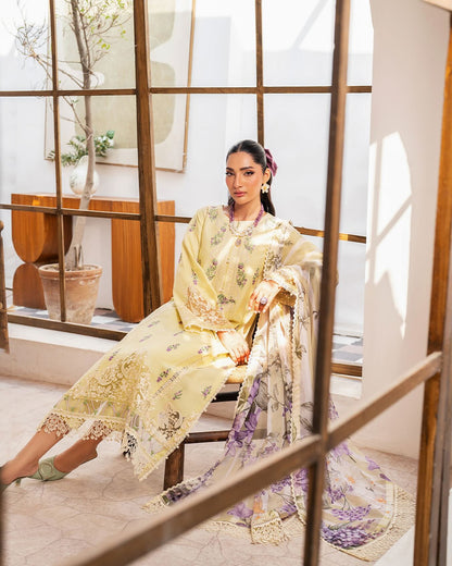 Lavender Lemonade Embroidered 3 Piece