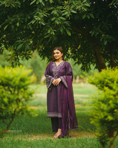 Violet 3 Piece Stitch
