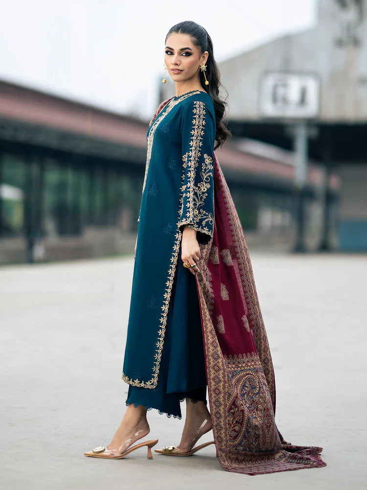 IZEL Embroidered 3Piece DHANAK