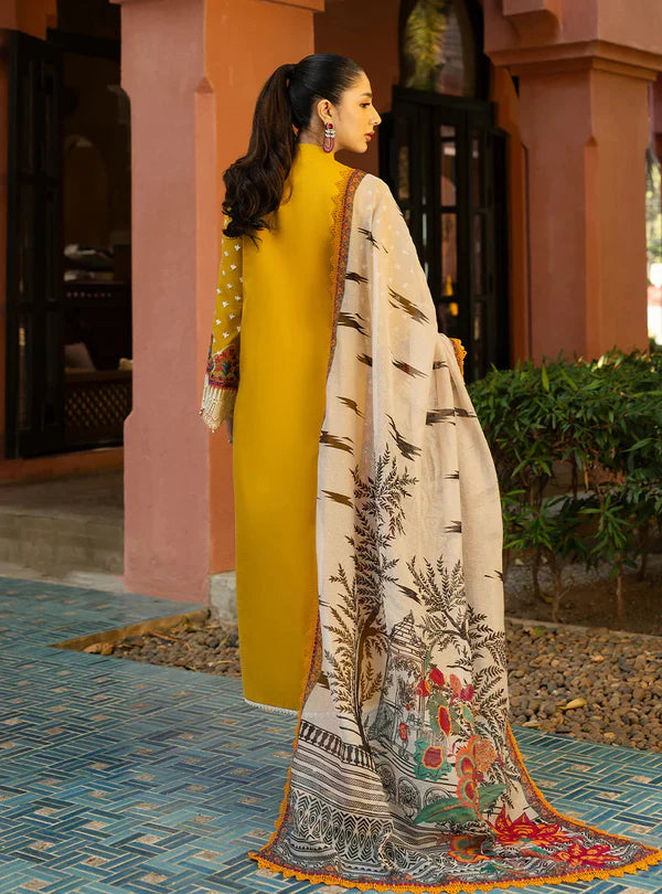 Chikankari Yellow 3 Piece