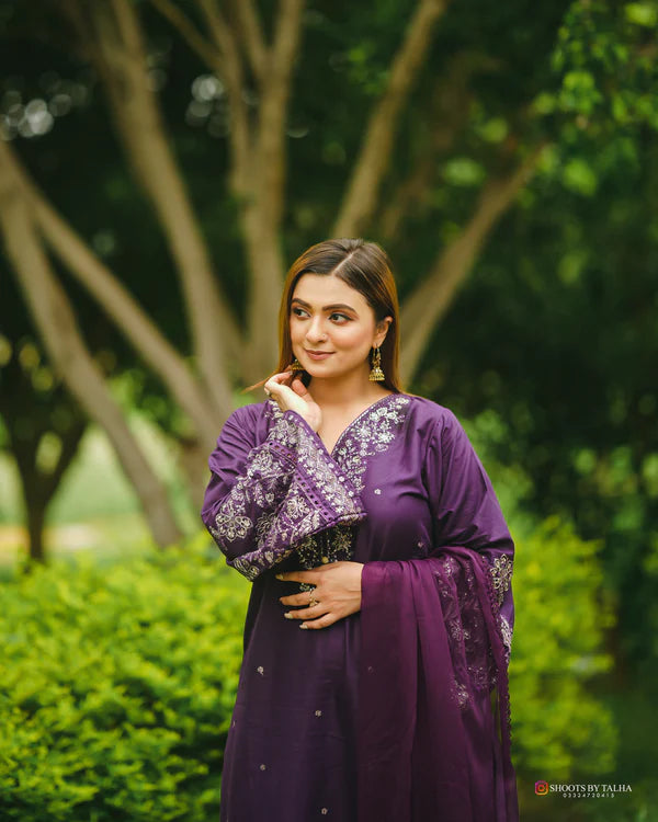 Violet 3 Piece Stitch